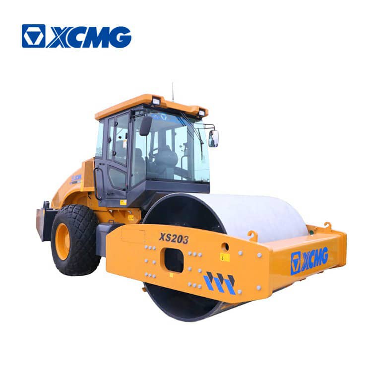 XCMG official 20 ton road roller compactor XS203 Chinese heavy duty vibratory road rollers for sale